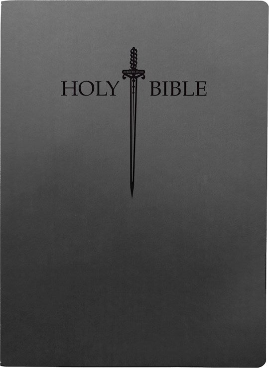 KJVER Sword Holy Bible Large Print-Black Ultrasoft Indexed