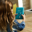 NKJV Simply Charming Bible w/Ribbon Closure-Teal LeatherSoft Hardcover