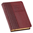 KJV Bible Compact Faux Leather, Saddle Tan