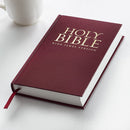 KJV Bible Pew Worship Hardcover,  Burgundy