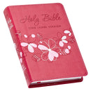 KJV Bible Compact Faux Leather, Pink