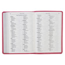 KJV Bible Compact Faux Leather, Pink