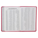 KJV Bible Compact Faux Leather, Pink