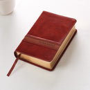 KJV Bible Compact LP Faux Leather, Brown Two-tone