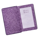 KJV Bible Giant Print Standard-size Faux Leather, Purple Two-tone