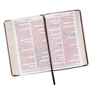 KJV Bible Giant Print Standard-size Faux Leather, Brown Two-tone