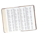 KJV Bible Giant Print Standard-size Faux Leather, Brown Two-tone