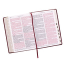 KJV Bible Super Giant Print Faux Leather, Burgundy