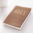 KJV Bible Gift & Award Faux Leather, Antique Gold