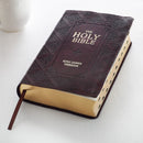 KJV Bible Giant Print Standard-size Faux Leather, Dark Brown