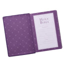 KJV Bible Super Giant Print Faux Leather, Purple