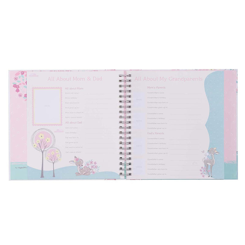 Our Baby Girl's First Year Padded Hardcover Memory Book