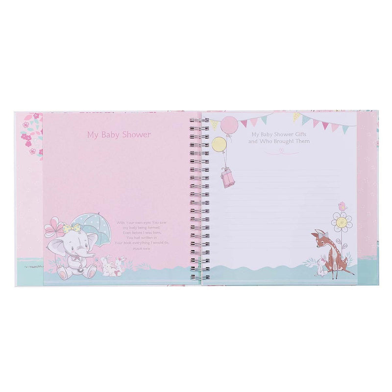 Our Baby Girl's First Year Padded Hardcover Memory Book
