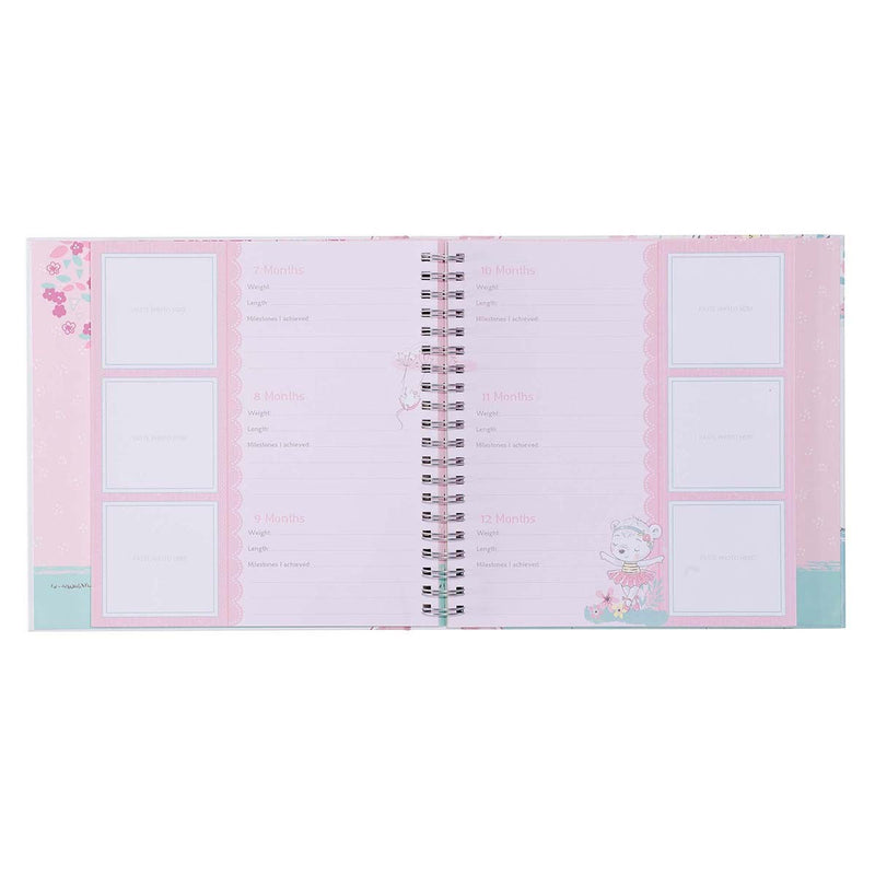 Our Baby Girl's First Year Padded Hardcover Memory Book