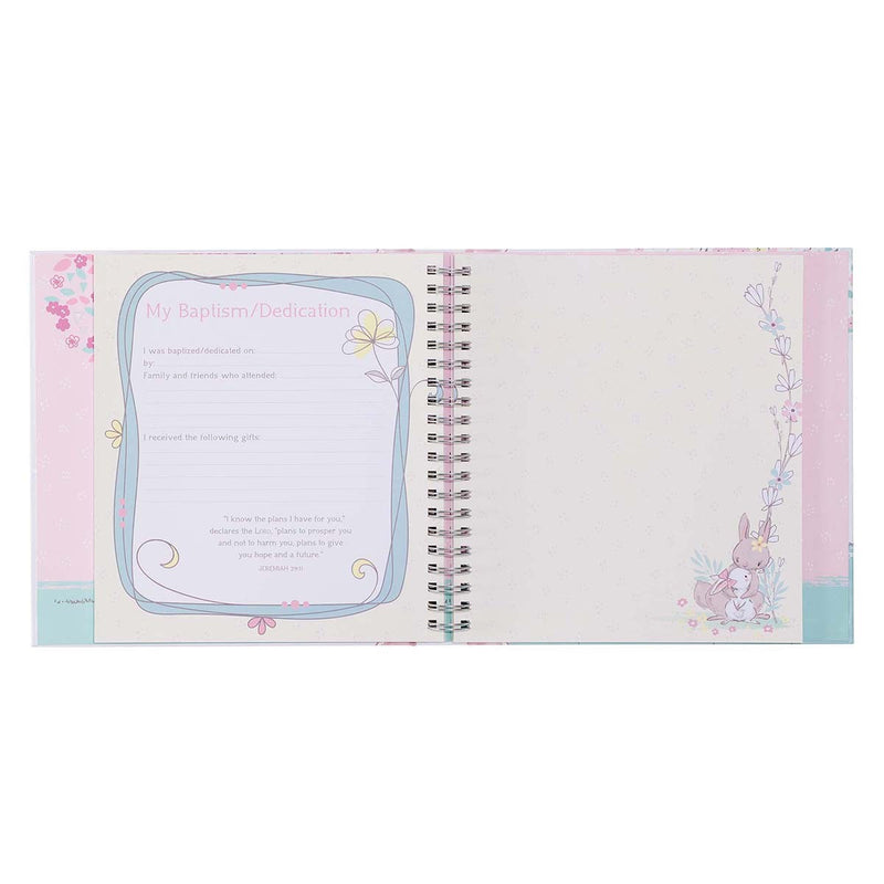 Our Baby Girl's First Year Padded Hardcover Memory Book