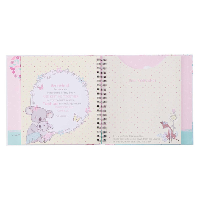 Our Baby Girl's First Year Padded Hardcover Memory Book