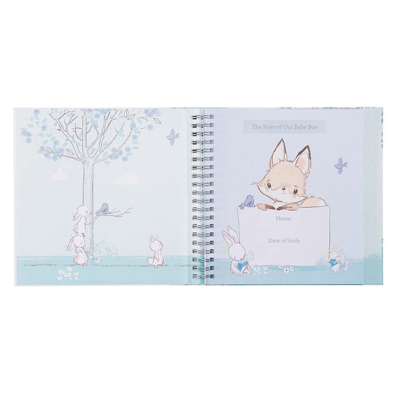 Our Baby Boy's First Year Padded Hardcover Memory Book