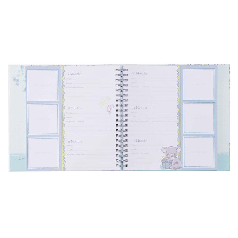 Our Baby Boy's First Year Padded Hardcover Memory Book