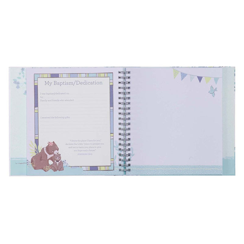 Our Baby Boy's First Year Padded Hardcover Memory Book