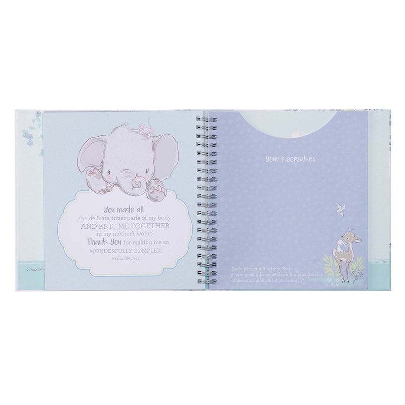 Our Baby Boy's First Year Padded Hardcover Memory Book