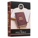 KJV Bible Compact Faux Leather, Chestnut Brown