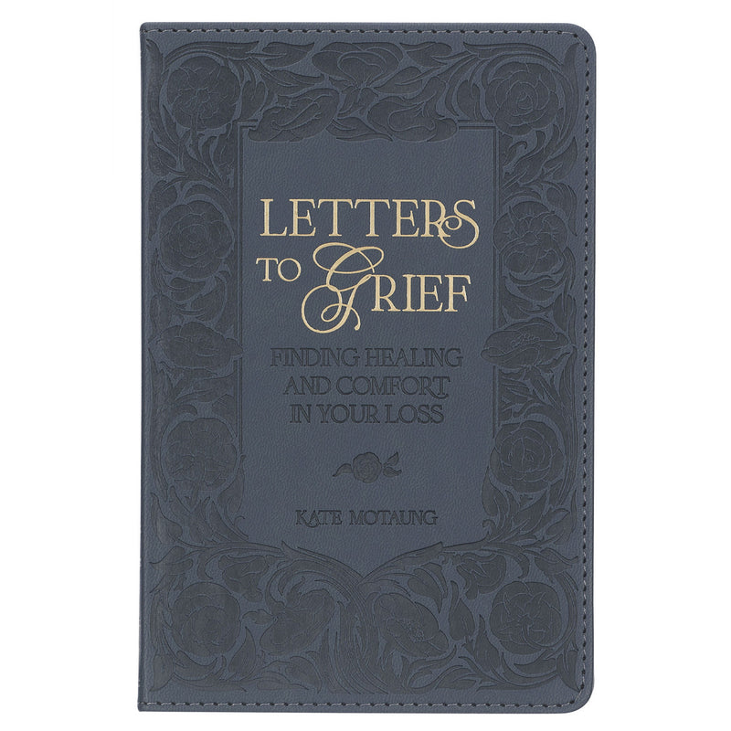 Letters to Grief Gray Faux Leather 