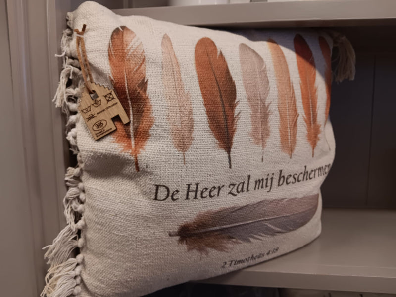 De Heer zal mij beschermen Kussen