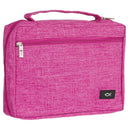 Ichthus Patch Pink Bible Cover. XL