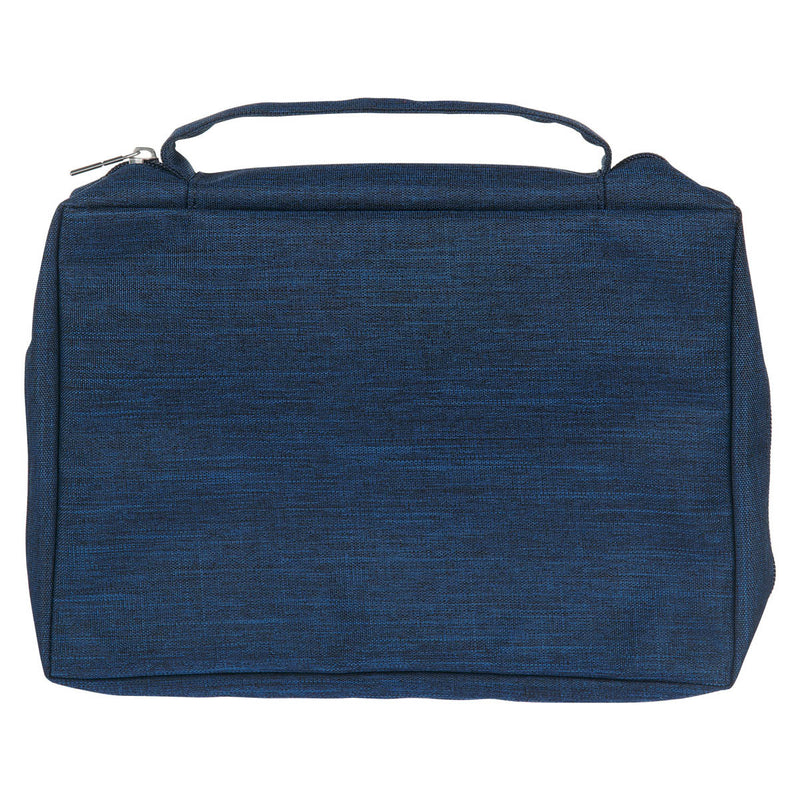 Ichthus Patch Navy Bible Cover. Size S