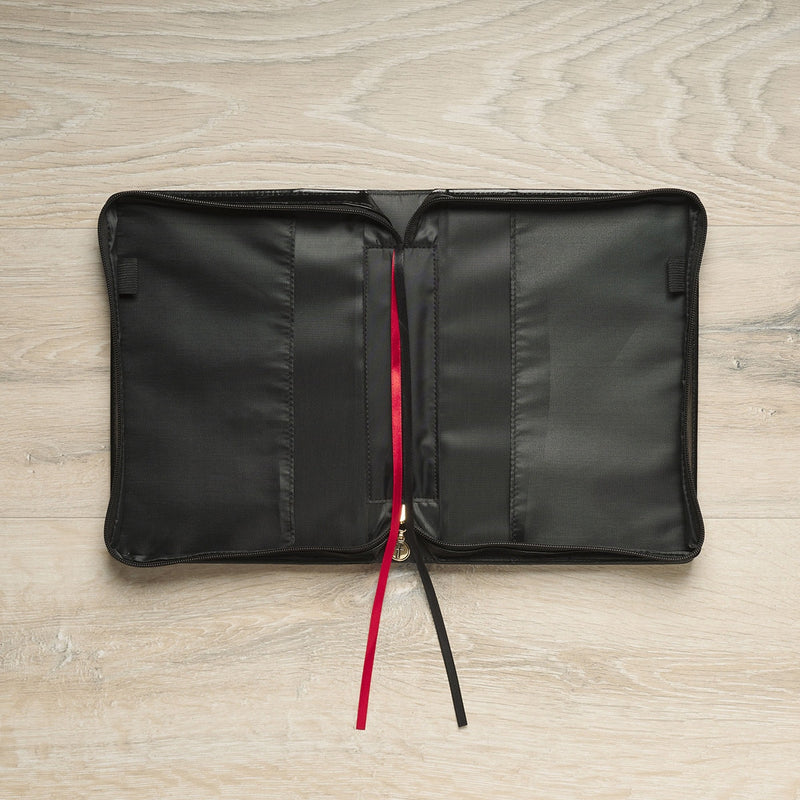 Hope & a Future Jer. 29:11 Bible Cover Fashion Black Floral . XL