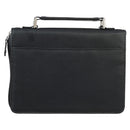 Be Strong Eph. 6:10 Bible Cover Classic Gray/Black MEDIUM