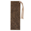 God Works For Good Romans 8:28 Bookmark Faux Leather Brown