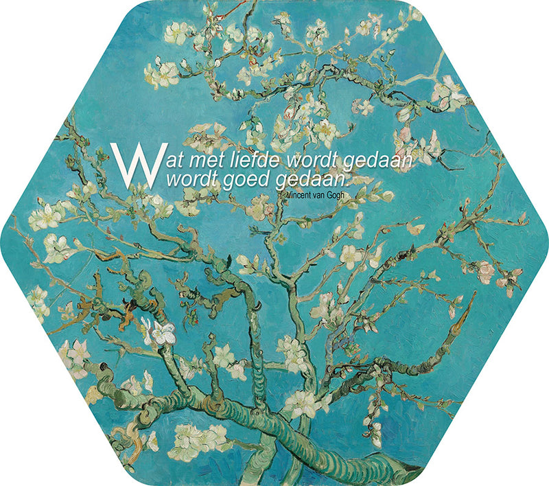Wat met liefde gedaan wordt. Vincent van Gogh, amandelbloesem groot