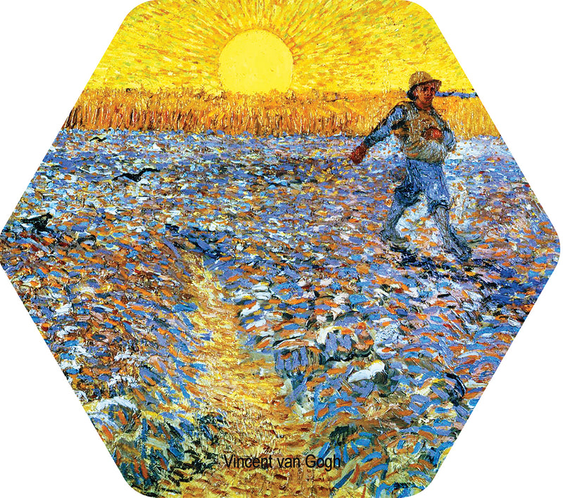 De zaaier. Vincent van Gogh Middel
