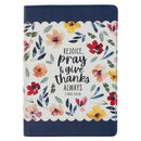 Verheug u altijd 1 Thess. 5:16-18Journal Classic Floral