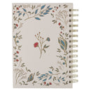 Ivory Floral Everything Beautiful Ecc. 3:11  Journal Wirebound
