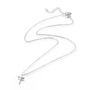 Cross stainless steel necklace 45cm