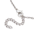 Cross stainless steel necklace 40cm silver-colored