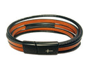 Vertrouw God. Bruine armband