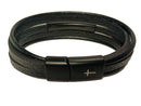 Jezus overwinnaar. Zwarte armband