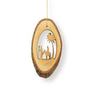Holy Land Olive Wood Live Edge Oval Slab The Journey Ornament