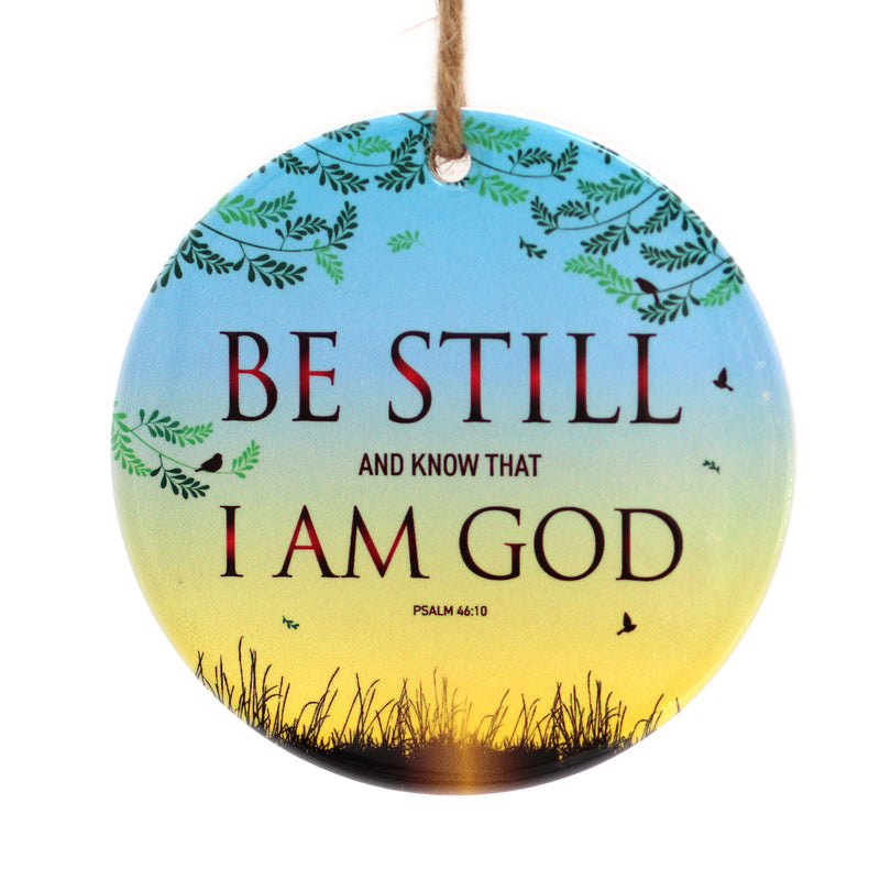 Be still keramische hangdecoratie