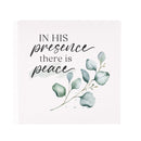 In his presence there is peace