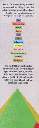 KJV Rainbow Study Bible-Hardcover