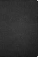 CSB Large Print Thinline Bible (Holman Handcrafted Collection)-Black Premium Goatskin