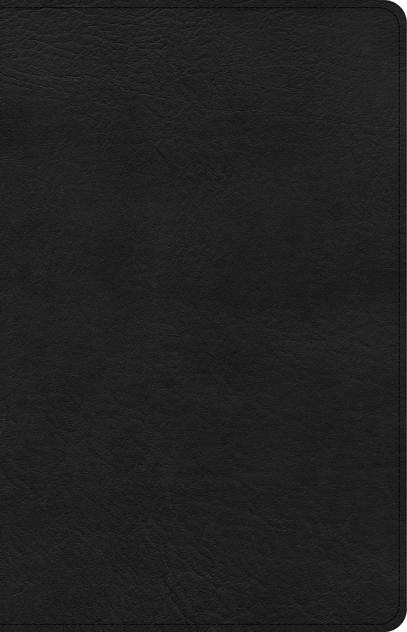CSB Large Print Personal Size Reference Bible-Black LeatherTouch Indexed
