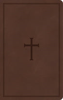 KJV Thinline Reference Bible-Brown LeatherTouch