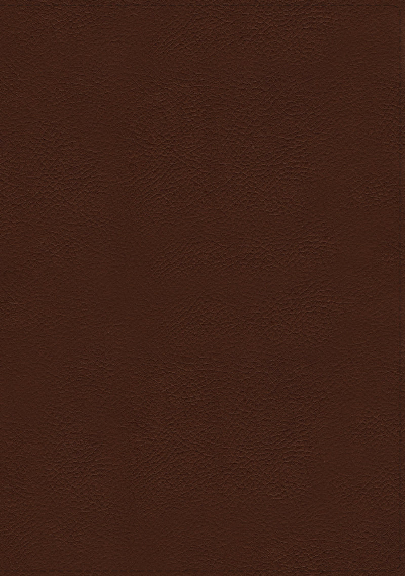 KJV Thompson Chain-Reference Bible (Comfort Print)-Brown Genuine Calfskin Leather Indexed
