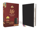 NIV Life Application Study Bible (Third Edition) Black Genuine Cowhide Leather