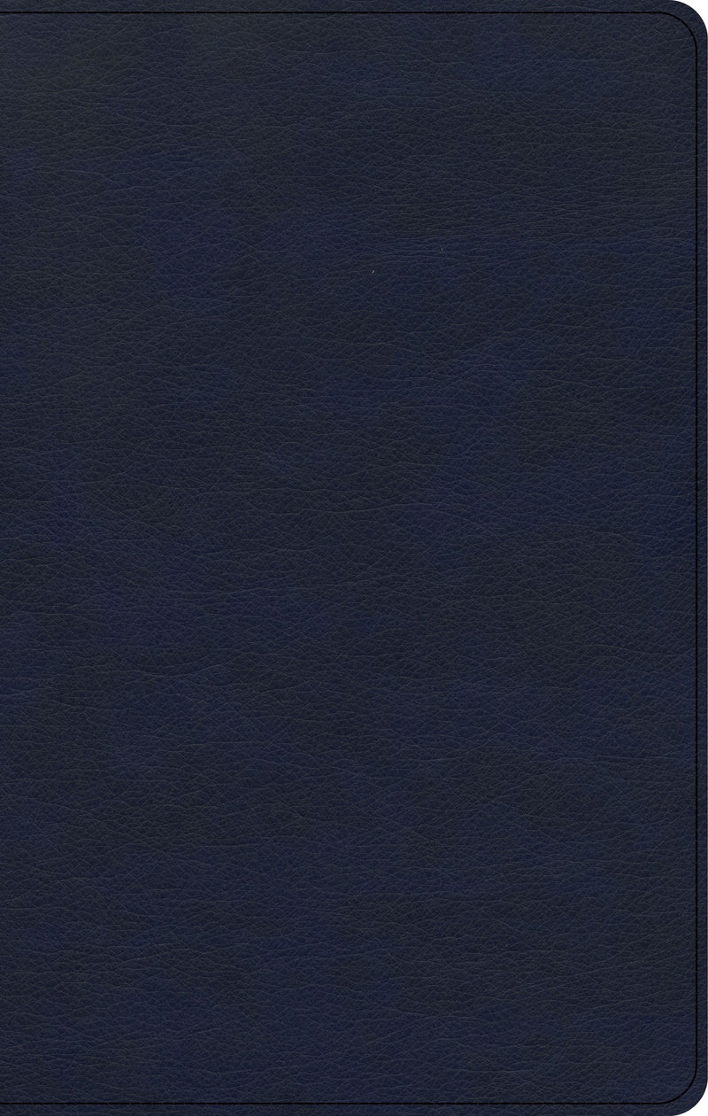 CSB Single-Column Personal Size Bible-Navy LeatherTouch